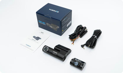 Vueroid D20-Q2 Plus 2CH Dash Cam – Dual QHD Front &amp; Rear