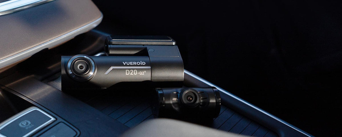 Vueroid D20-Q2 Plus 2CH Dash Cam – Dual QHD Front &amp; Rear
