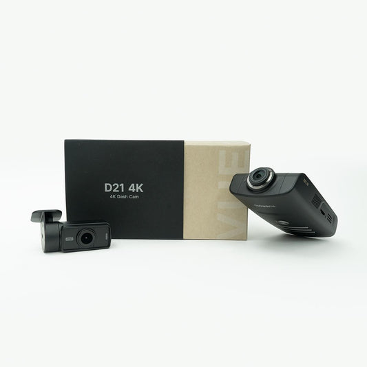Vueroid D21 4K 2CH Dash Cam – 4K Front + Full HD Rear