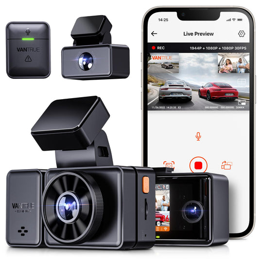 Vantrue Element 3 – 3-Channel Dash Cam