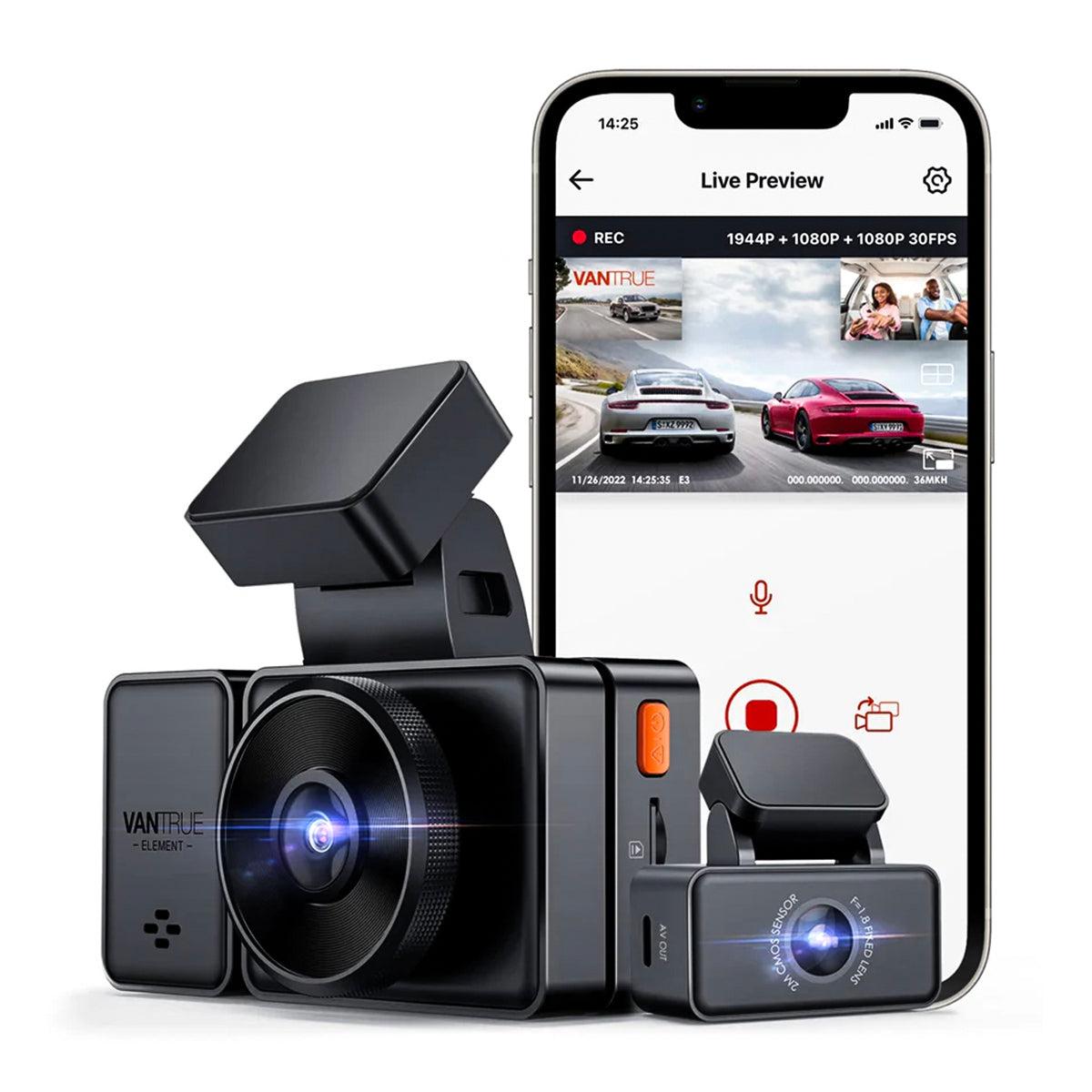 Vantrue Element 3 – 3-Channel Dash Cam