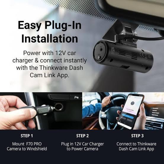 Thinkware F70 PRO 1080p Dash Camera with Wi-Fi & Bluetooth
