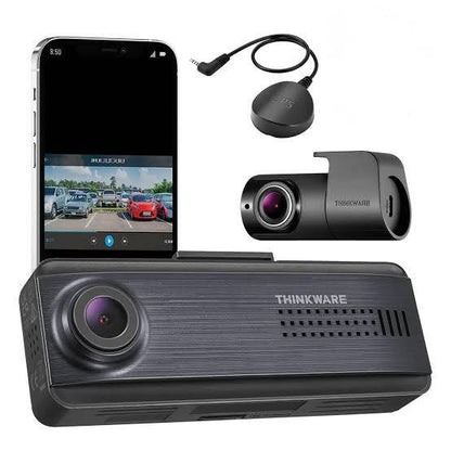 Thinkware Q200 PRO Dual-Channel 2K QHD Dash Cam Bundle with GPS and Hardwire Kit