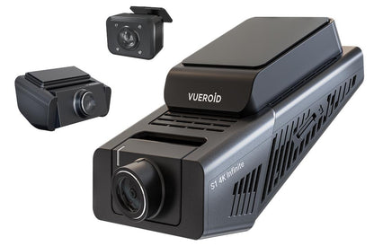 VUEROID S1-4K-3CH Infinite – 4K Front + 2K Rear + Interior Dash Cam