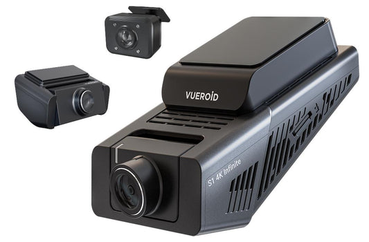 VUEROID S1-4K-3CH Infinite – 4K Front + 2K Rear + Interior Dash Cam