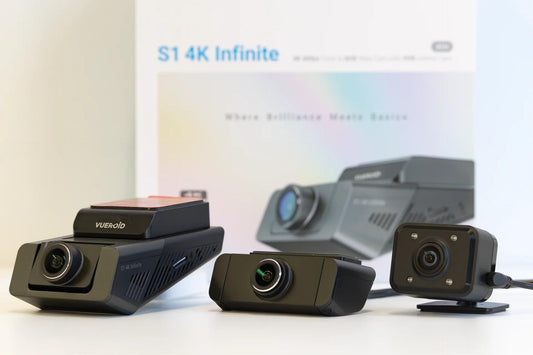 VUEROID S1-4K-3CH Infinite – 4K Front + 2K Rear + Interior Dash Cam