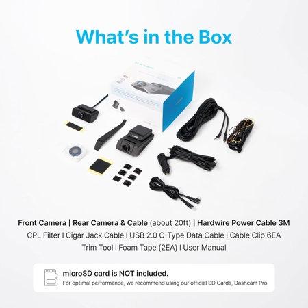VUEROID S1-4K-2CH Infinite – 4K Front + 2K Rear Dash Cam